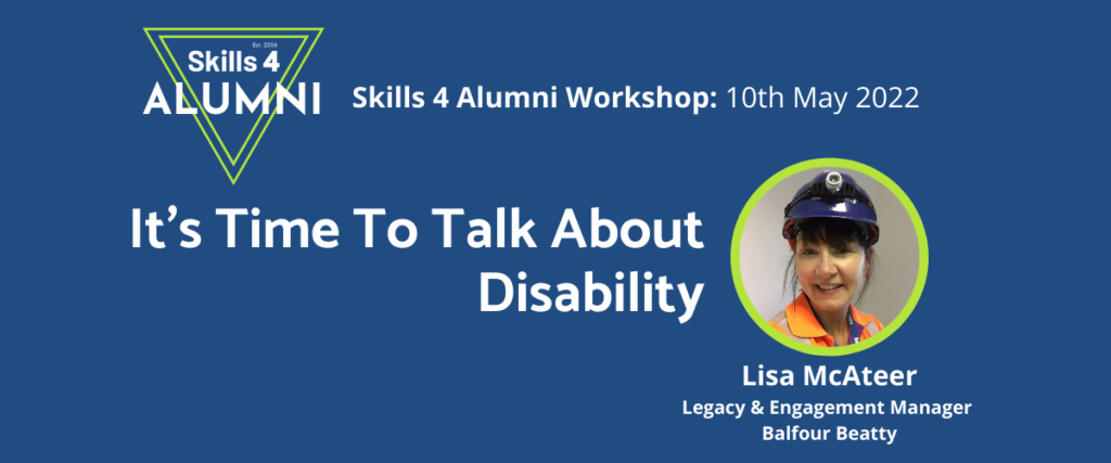 Lisa Mcateer time to talk about disability promo banner